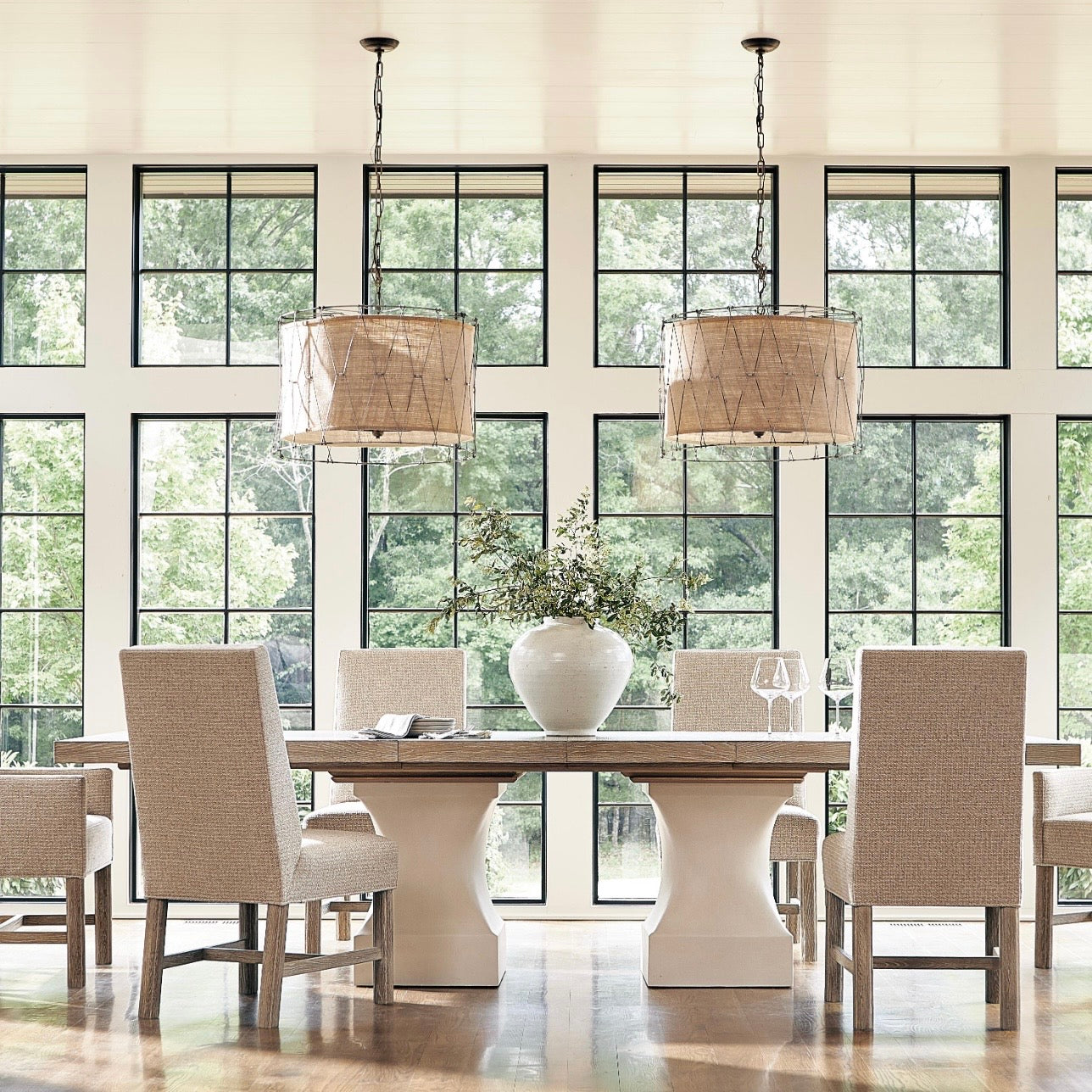 Bernhardt Aventura Collection Upholstered Dining Side Chair - Image 2