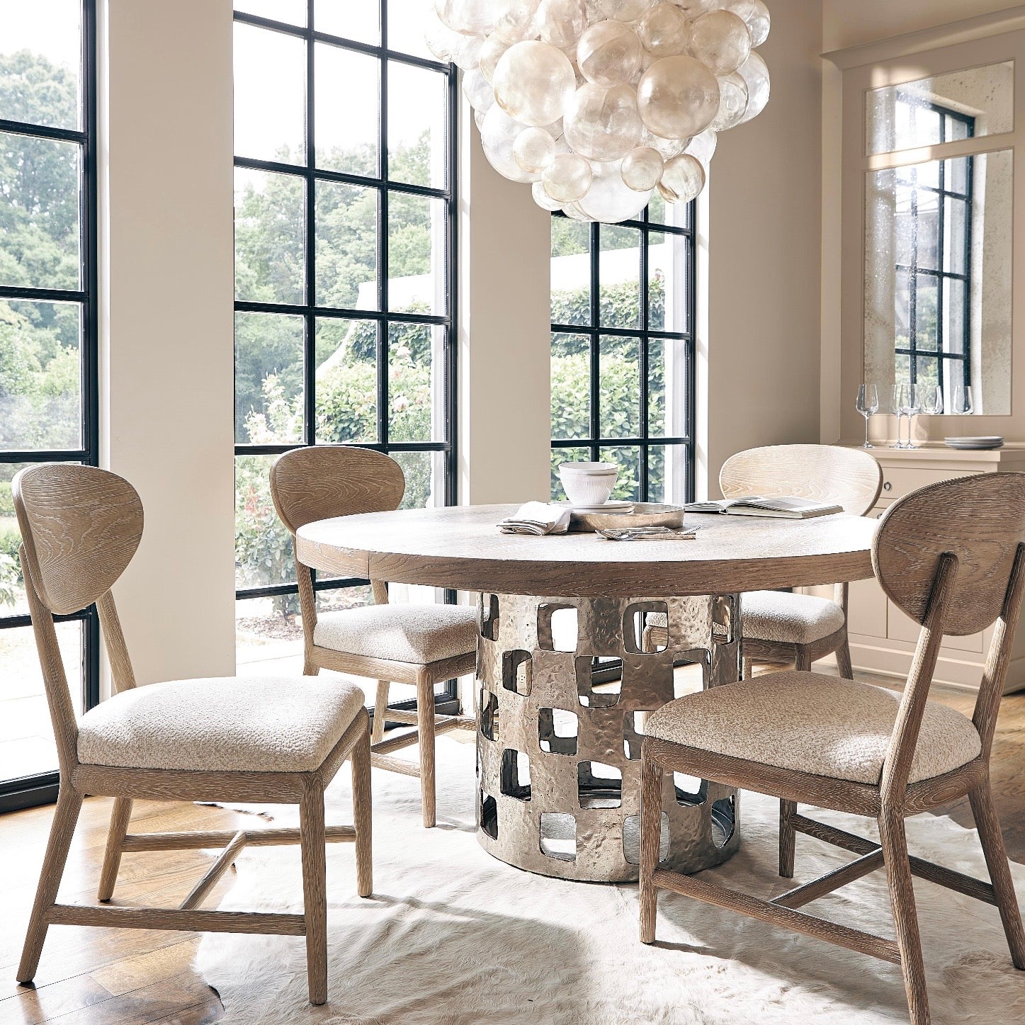 Bernhardt Aventura Collection Dining Side Chair ~ Marcona Finish