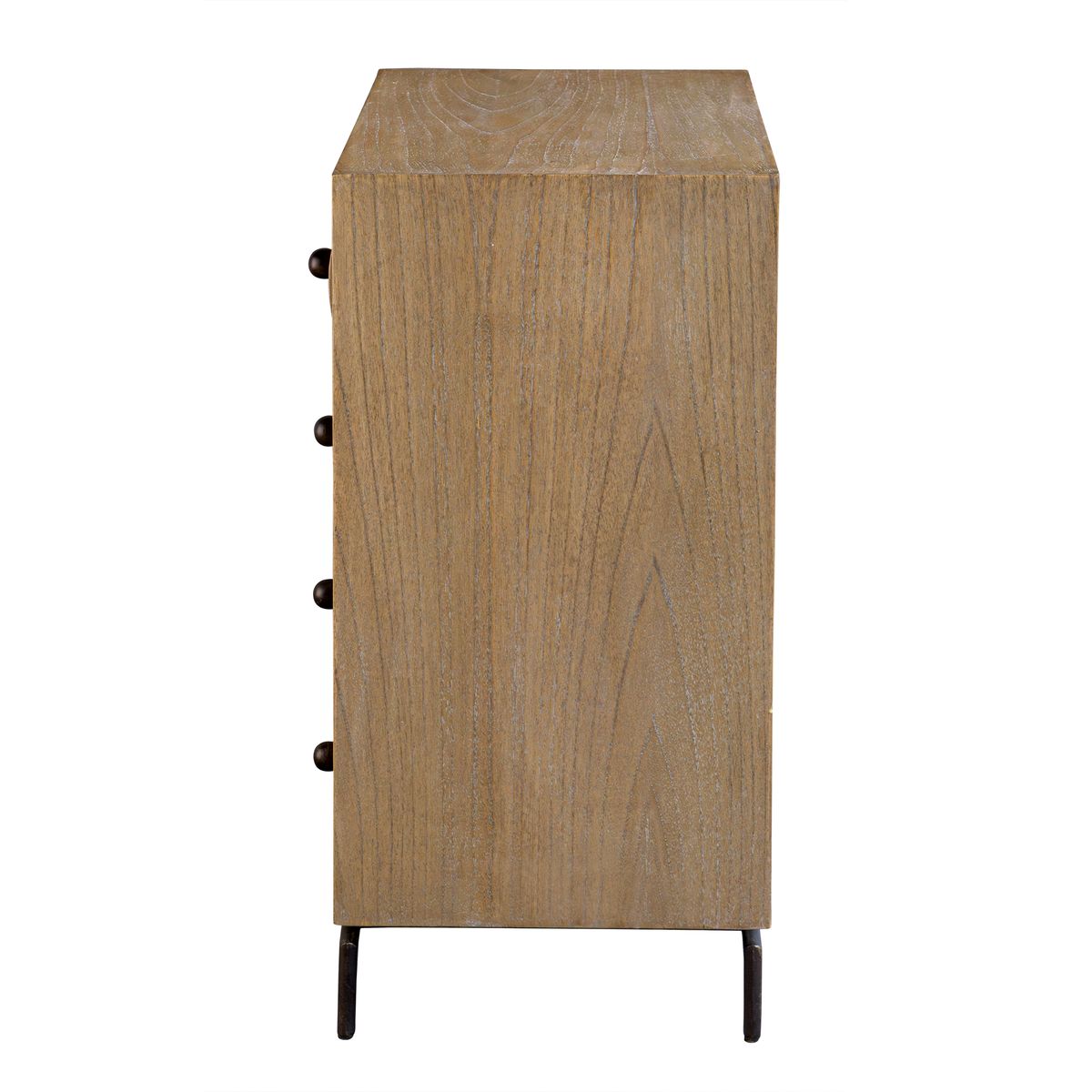 Uttermost Millard Mindi Natural Wood 4 Drawer Chest - Image 2