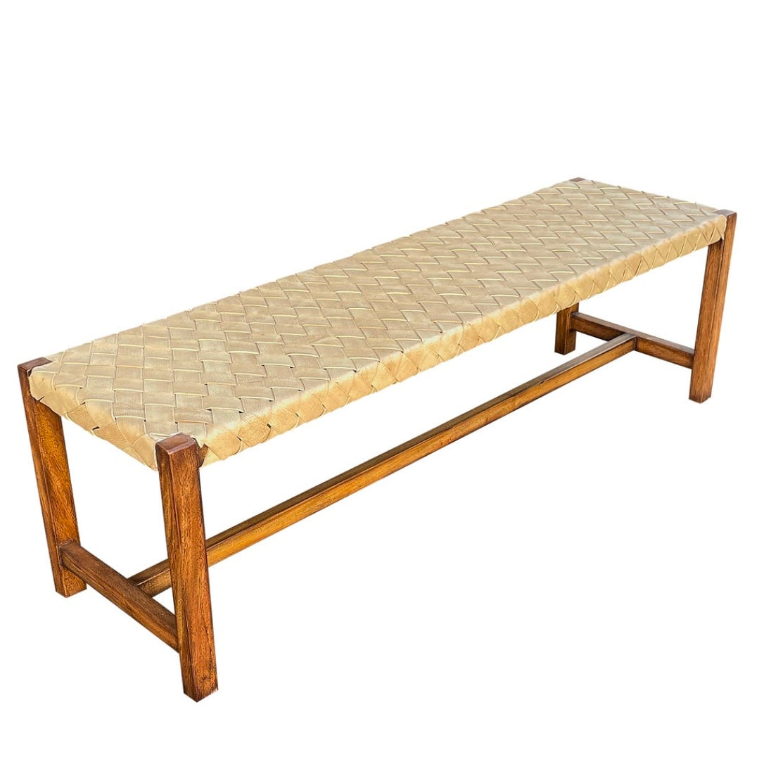 Casa Bonita Modern Rustic Paracas Bench - Image 2