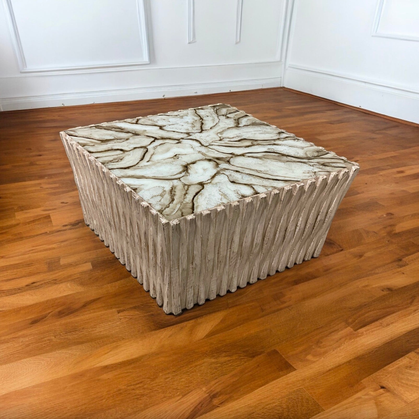 Casa Bonita Modern Rustic Central Coffee Table - Image 2
