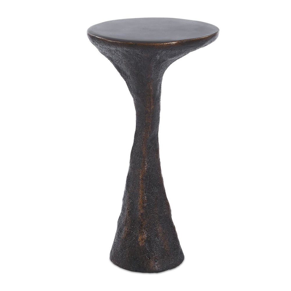 Uttermost Milan Black Concrete Drink Table ~ Indoor and Outdoor Use - Image 2
