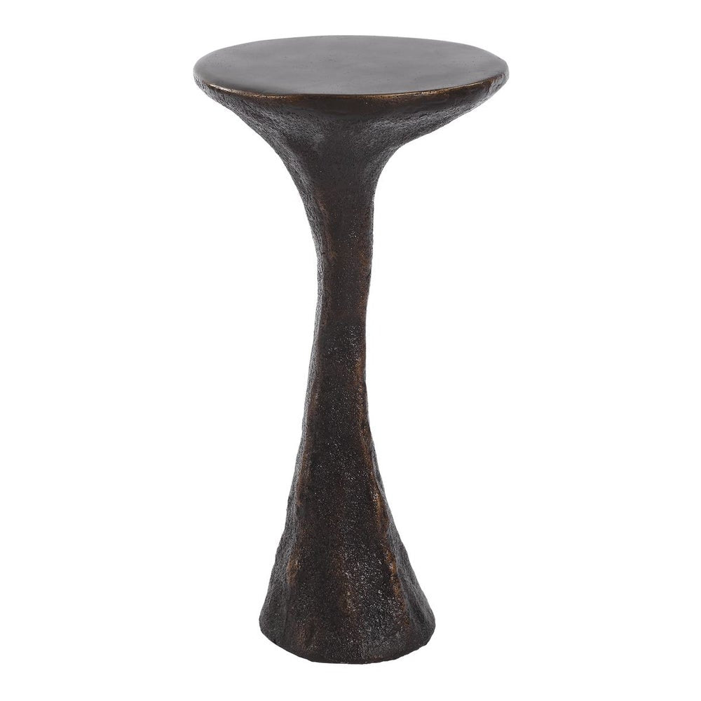 Uttermost Milan Black Concrete Drink Table ~ Indoor and Outdoor Use - Image 3
