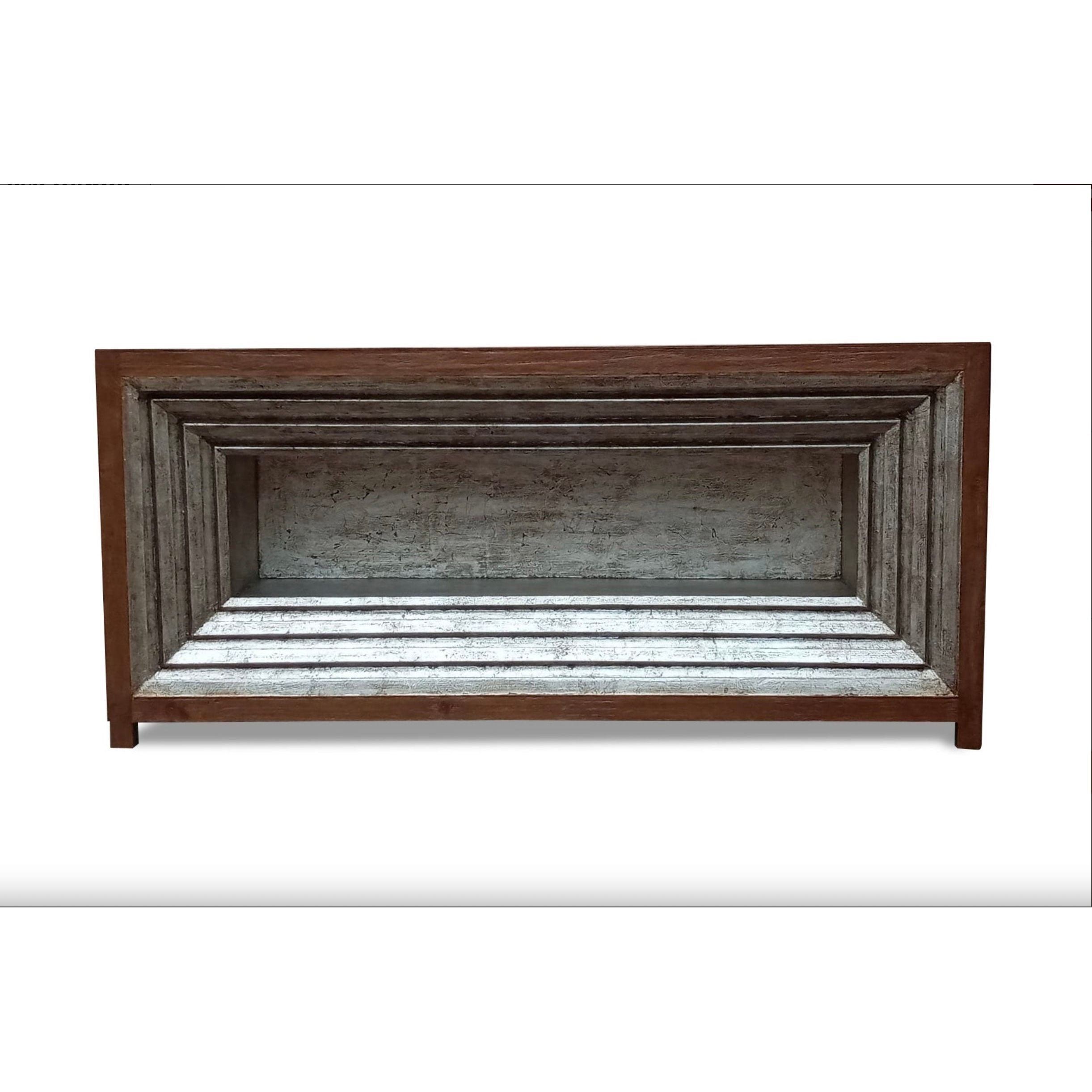 Casa Bonita Modern Rustic Selva Console Table - Image 1