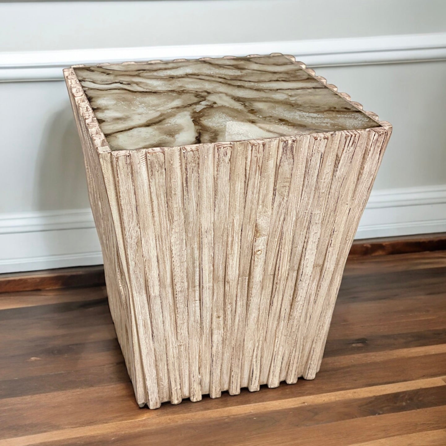 Casa Bonita Modern Rustic Central End Table - Image 1