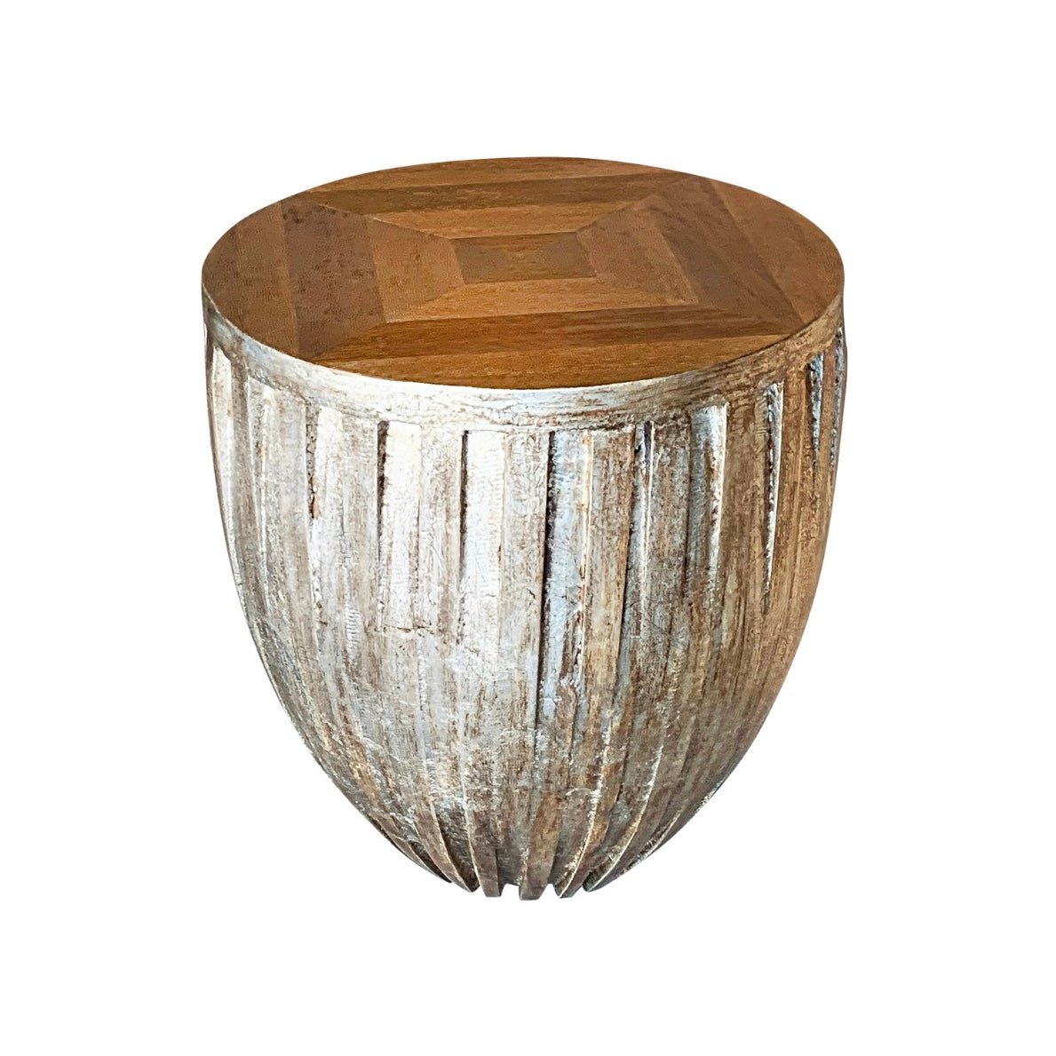 Casa Bonita Modern Rustic Selva End Table - Image 1