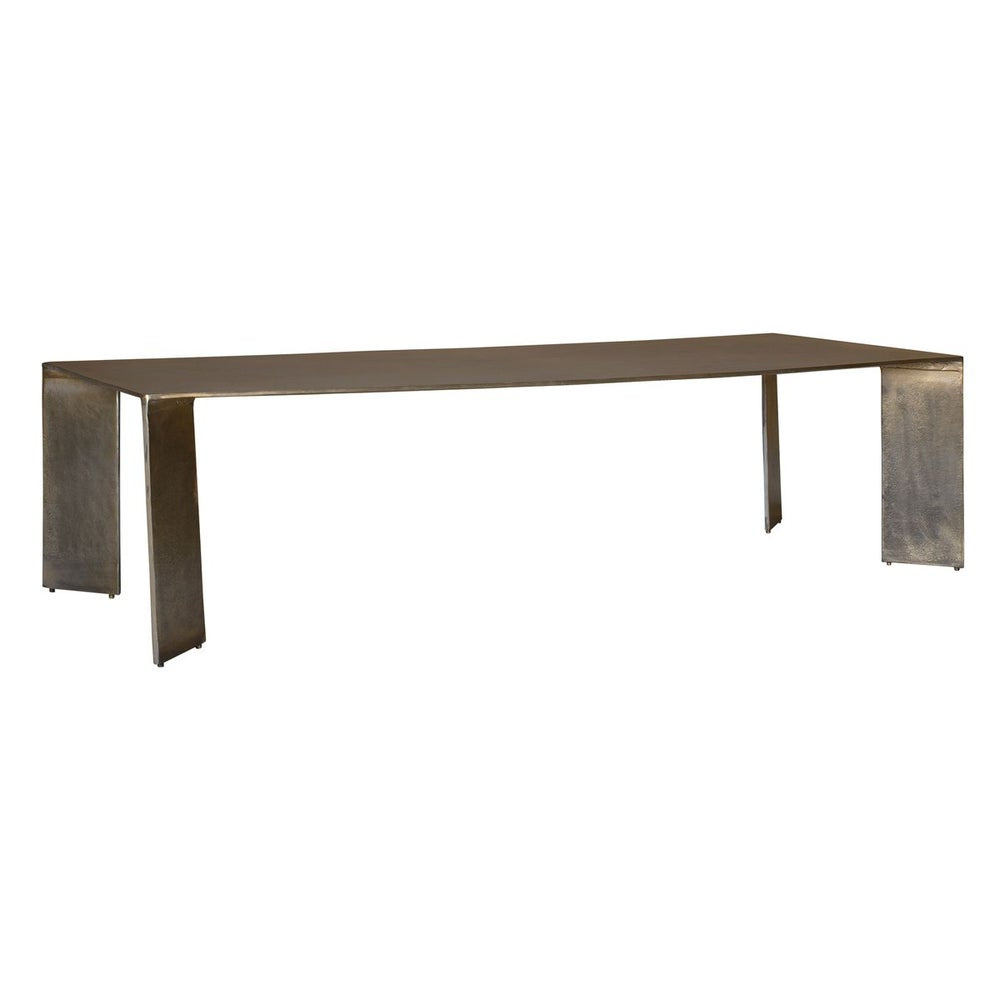 Uttermost Reade Antiqued Brass Finish Coffee Table ~ Indoor And Outdoor Use - Image 2