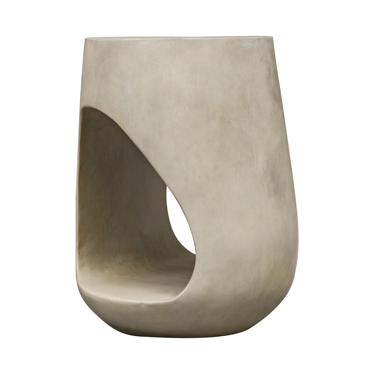 Uttermost Lithos Warm Gray Glass Comcrete Accent Table ~ Indoor And Outdoor Use - Image 3