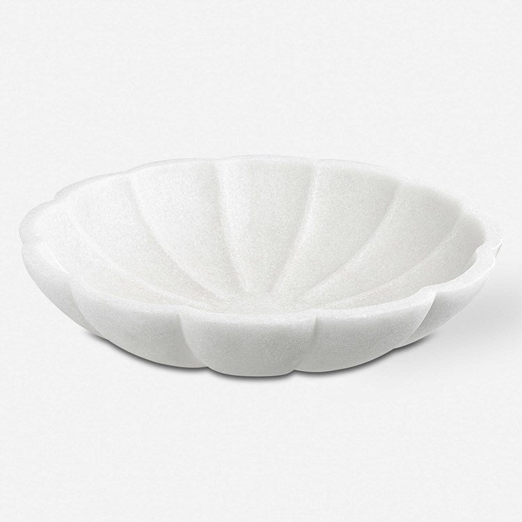 Uttermost Petal Ivory Stone Decorative Bowl - Image 2