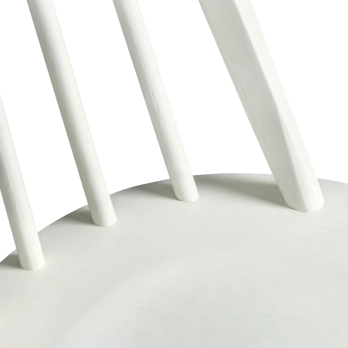 Crestview Collection Weaver Painted White Dining Chair - Image 3