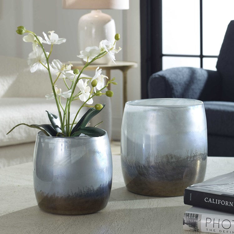 Uttermost Tinley Blown Glass Ombré Finish Set of 2 Bowls - Image 3