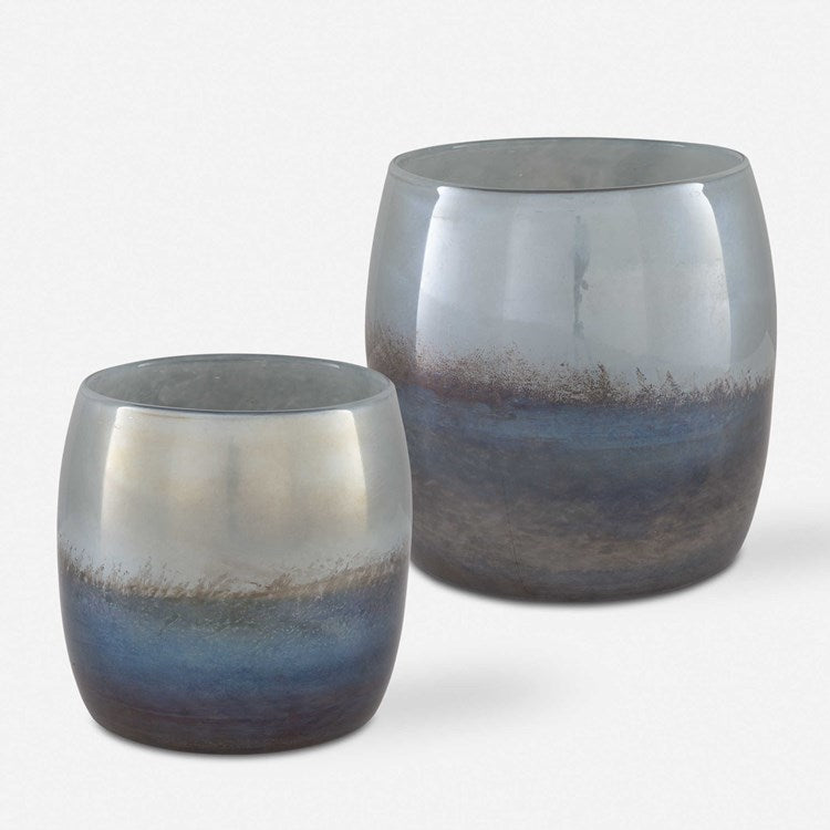 Uttermost Tinley Blown Glass Ombré Finish Set of 2 Bowls - Image 2