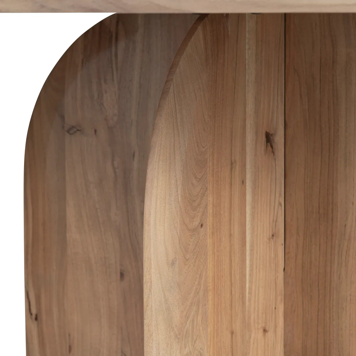 Crestview Collection Braxton Stained Natural Dining Table - Image 3