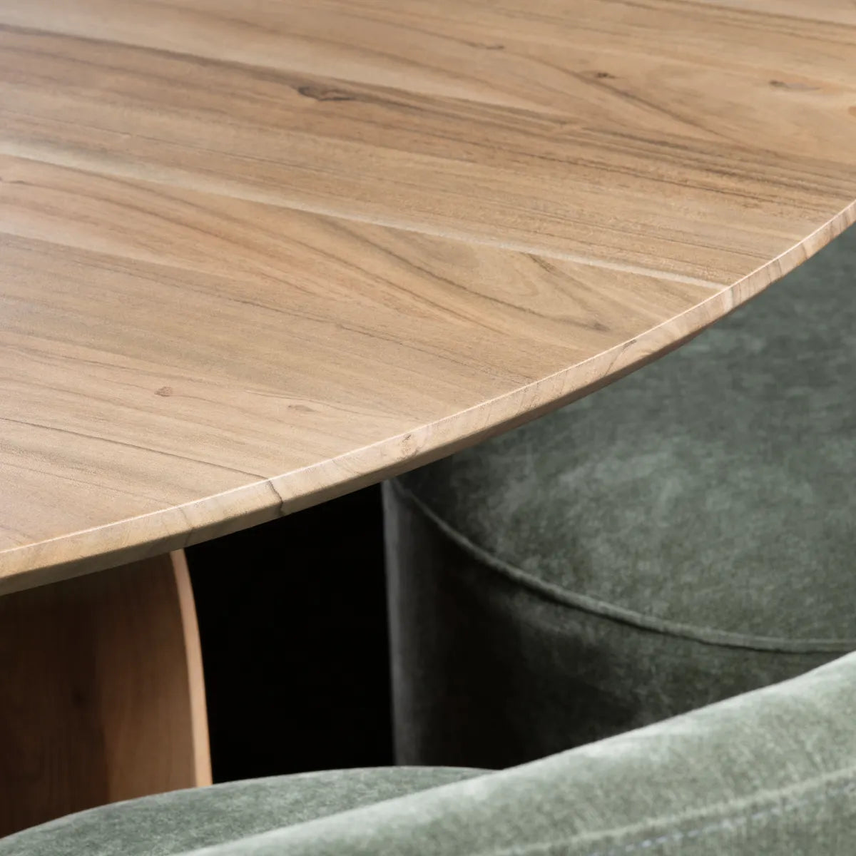 Crestview Collection Braxton Stained Natural Dining Table - Image 2