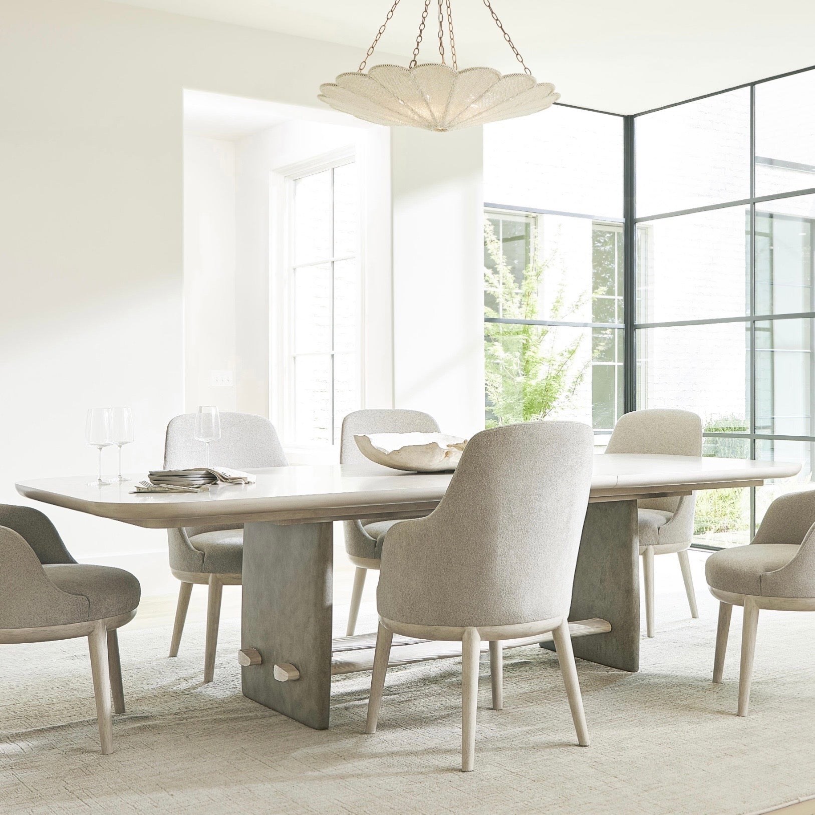 Bernhardt Sereno Collection Dining Table ~ Lutra Finish