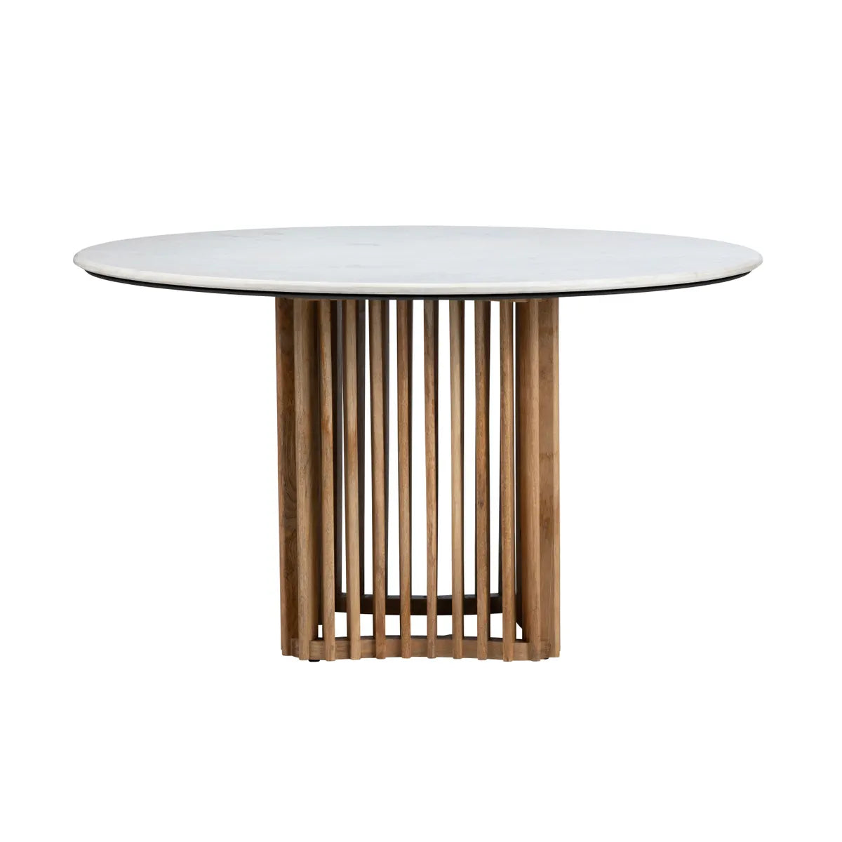 Crestview Collection Sullivan Round Marble Dining Table - Image 2