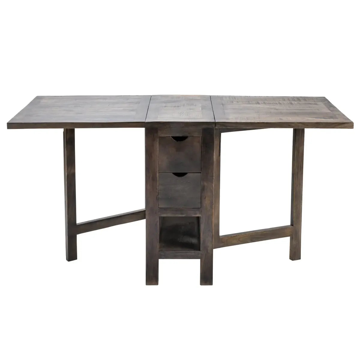 Crestview Collection Barnwell Dark- Brown Finish Wood Dining Table - Image 2