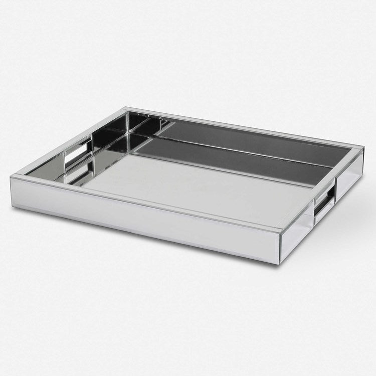 Uttermost Aniani Polished Mirrored Tray - Image 3