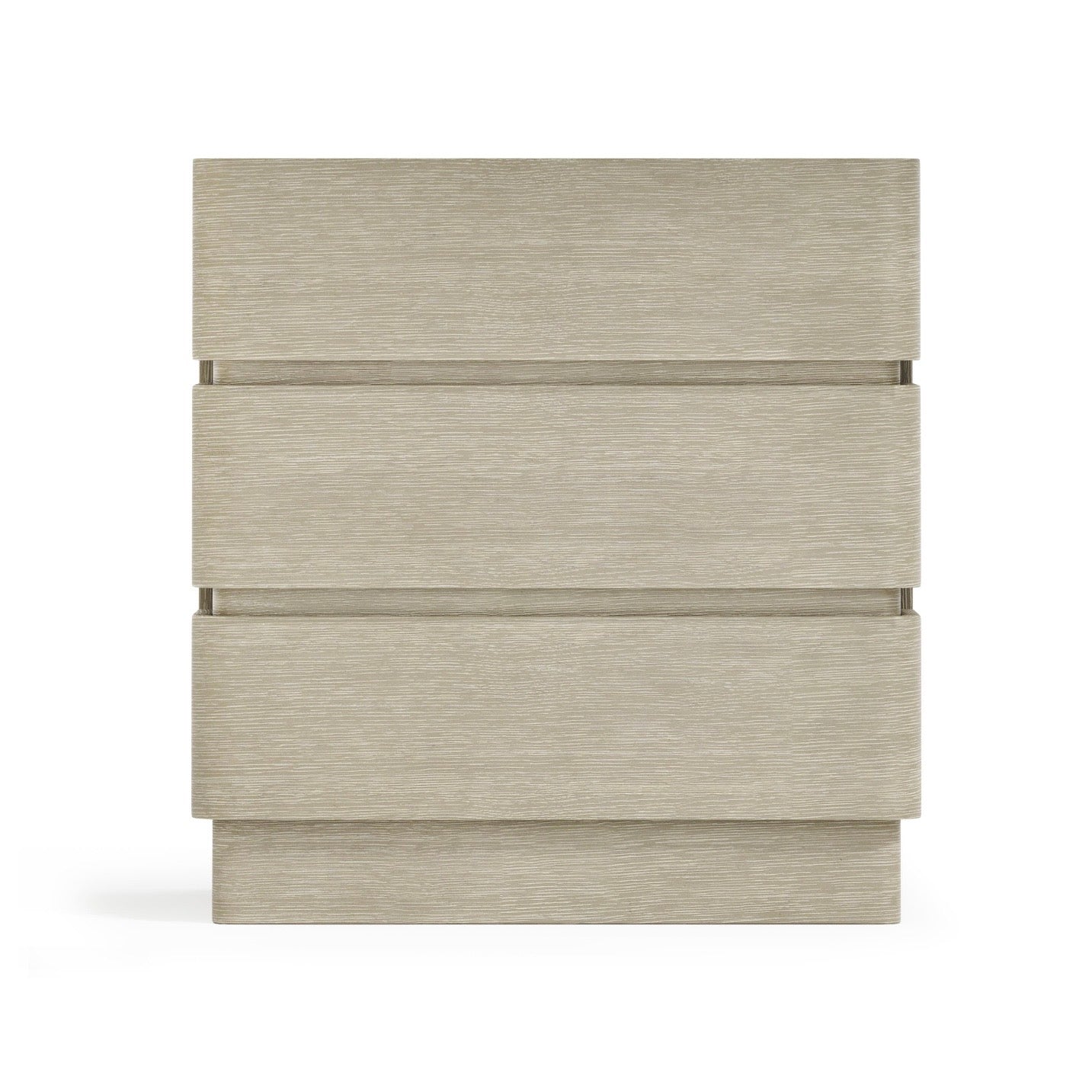 Bernhardt Arcadia Collection Three Drawer Nightstand ~ Clay Finish - Image 2