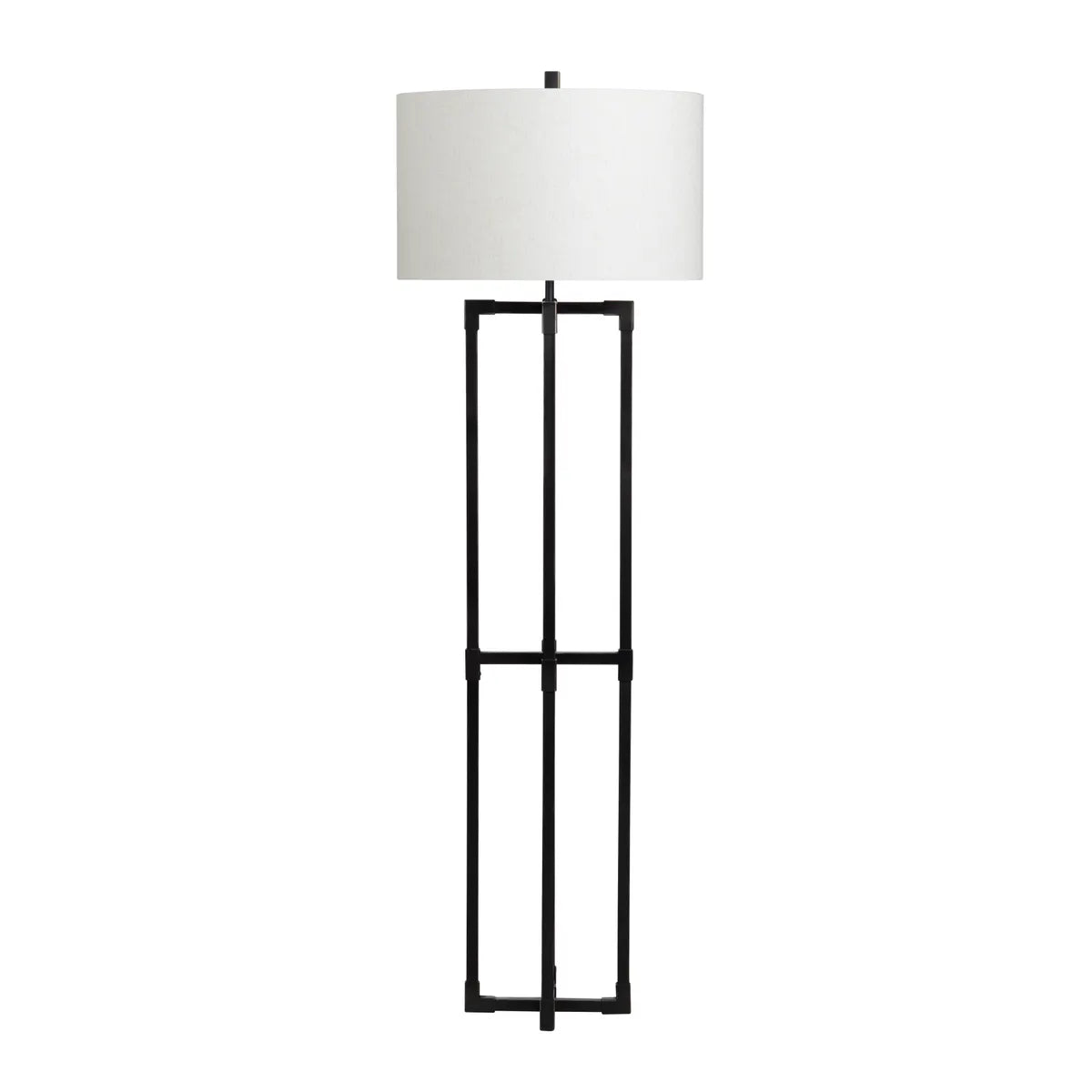 Crestview Collection Preston Rusty Iron Finish Floor Lamp - Image 2
