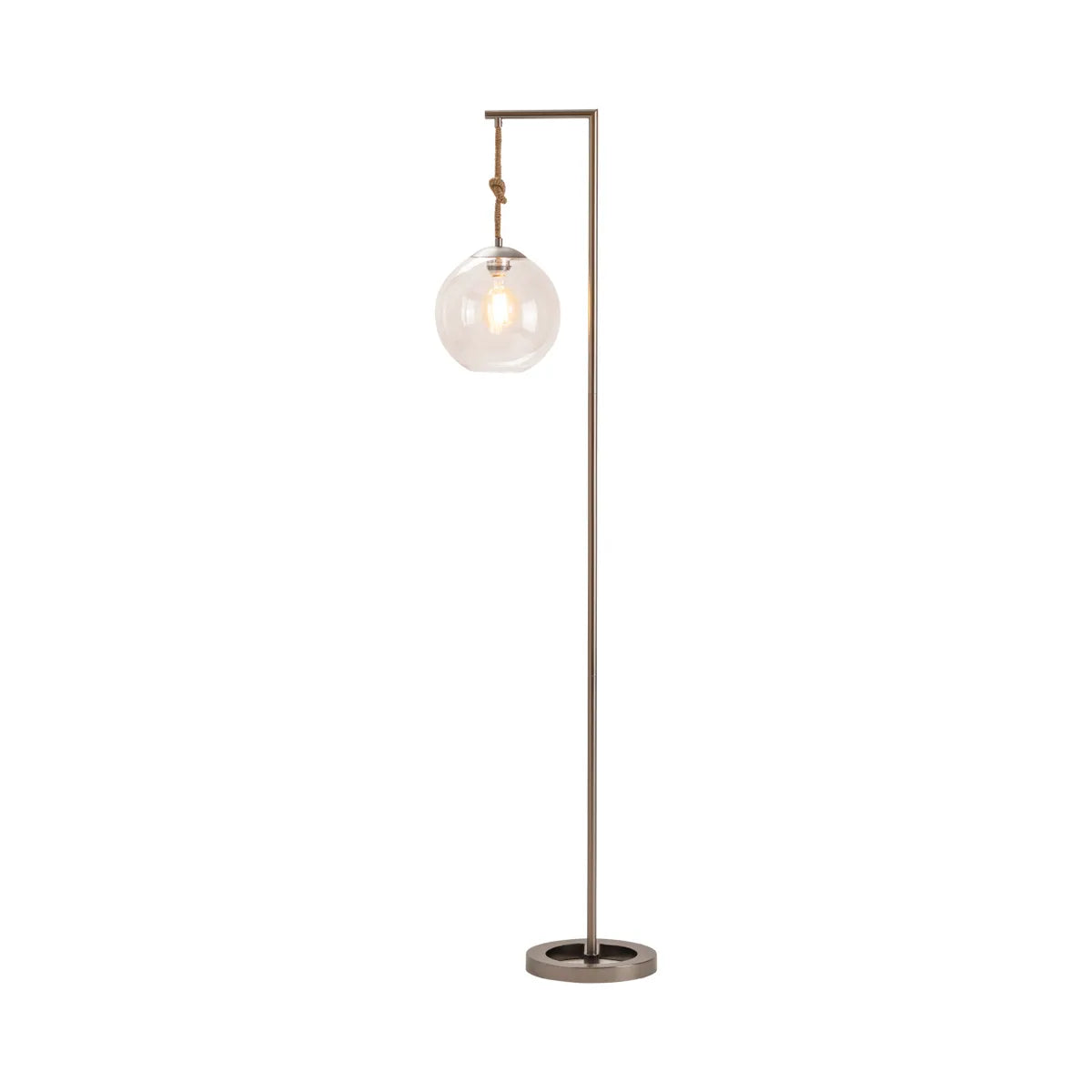 Crestview Collection Brooks Blown Glass Globe Floor Lamp - Image 2