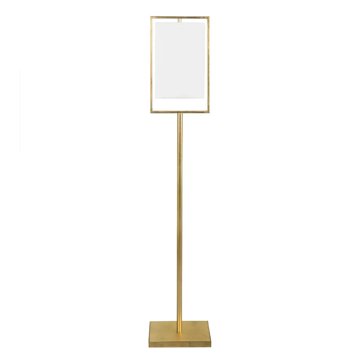 Crestview Collection Huxley Stunning Gold Leaf Floor Lamp - Image 2