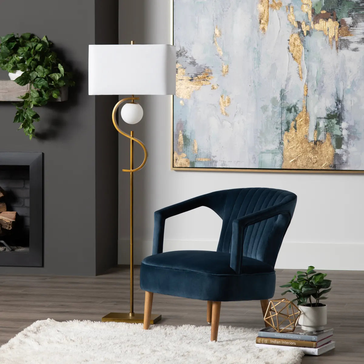 Crestview Collection Streeter Floor Lamp - Image 1
