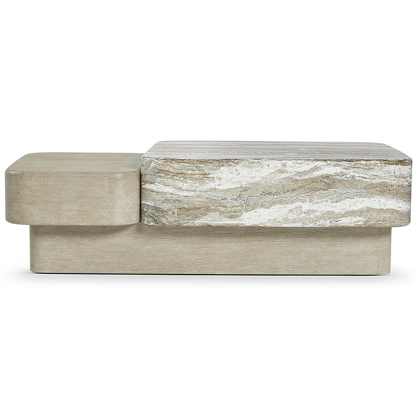 Bernhardt Arcadia Collection Cocktail Table ~ Kalta Faux Stone Finish - Image 2