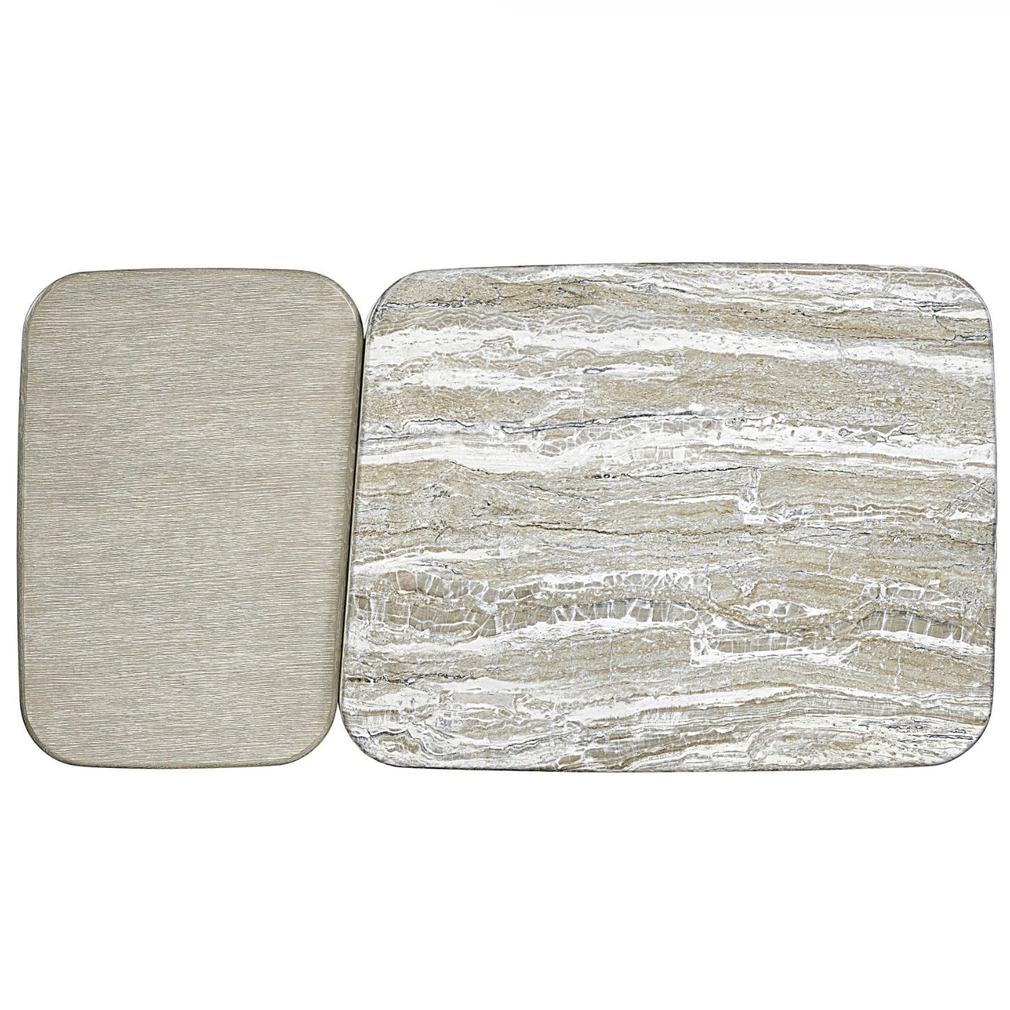 Bernhardt Arcadia Collection Cocktail Table ~ Kalta Faux Stone Finish - Image 3