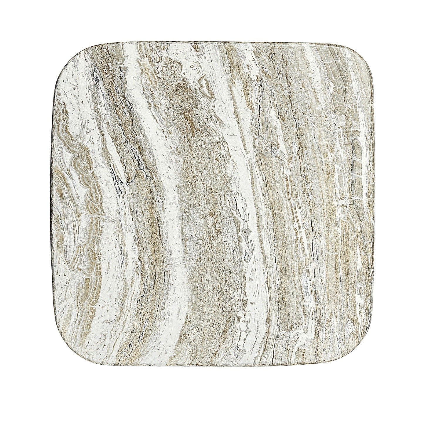 Bernhardt Arcadia Collection Side Table ~ Kalta Faux Stone Finish - Image 3