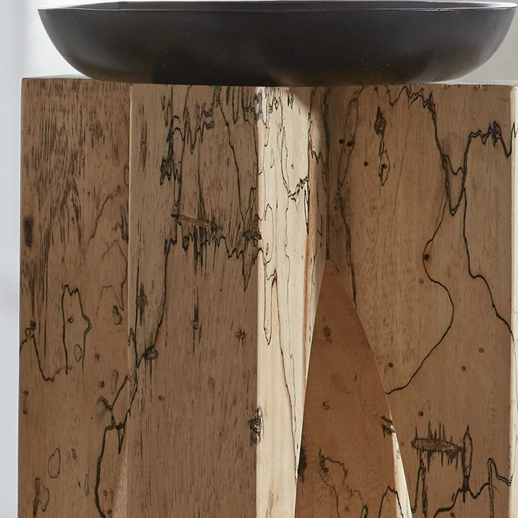 Uttermost Ilva Natural Tamarind Wood Set of 2 Candle Holders ~ Candles Included - Image 3