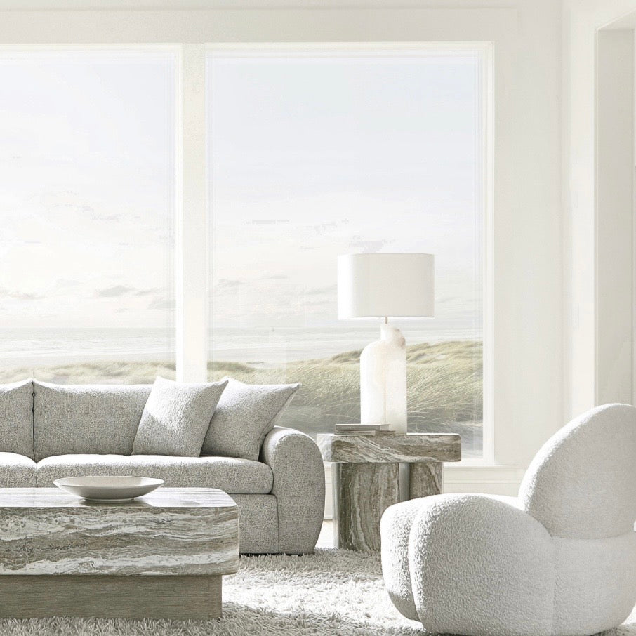 Bernhardt Arcadia Collection Side Table ~ Kalta Faux Stone Finish - Image 2