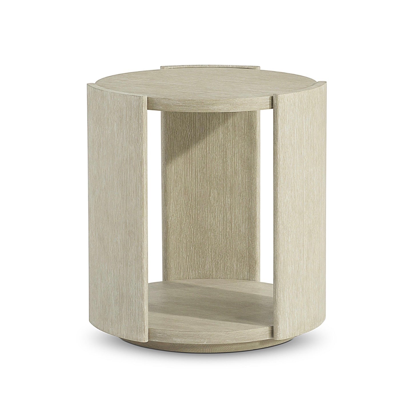 Bernhardt Arcadia Collection Round Side Table ~ Clay Finish - Image 2