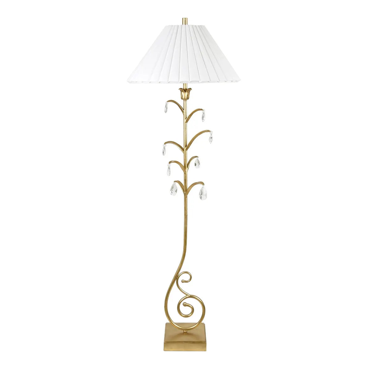 Crestview Collection Lorelei Crystal Floor Lamp - Image 1