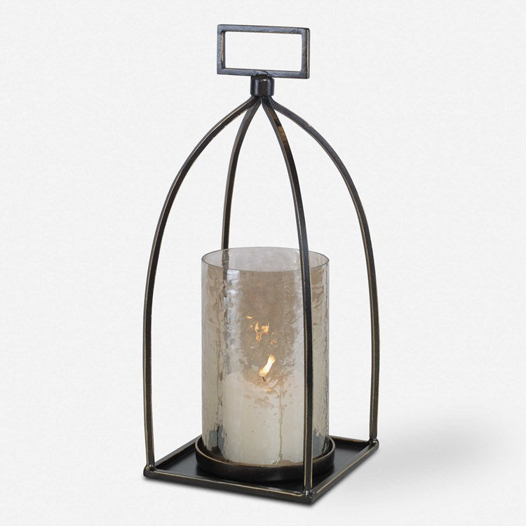 Uttermost Riad Dark Bronze Candleholder ~ Candle Included - Image 2