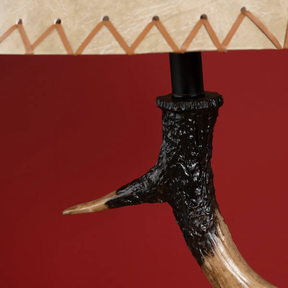 Crestview Collection Trophy Rustic Antlers Floor Lamp - Image 3