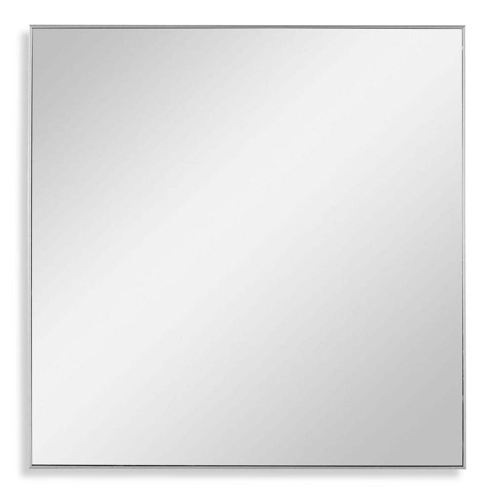 Uttermost Alexo Brushed Silver Square Mirror - Image 3