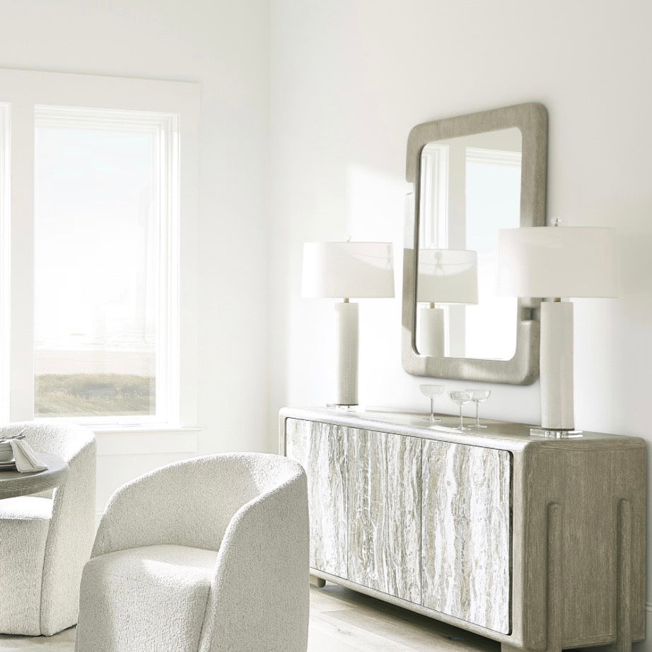 Bernhardt Arcadia Collection Mirror ~ Clay Finish - Image 3