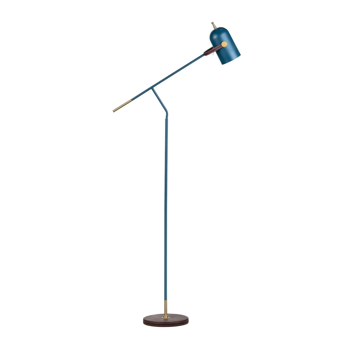 Crestview Collection Pippin Deep Teal Finish Floor Lamp