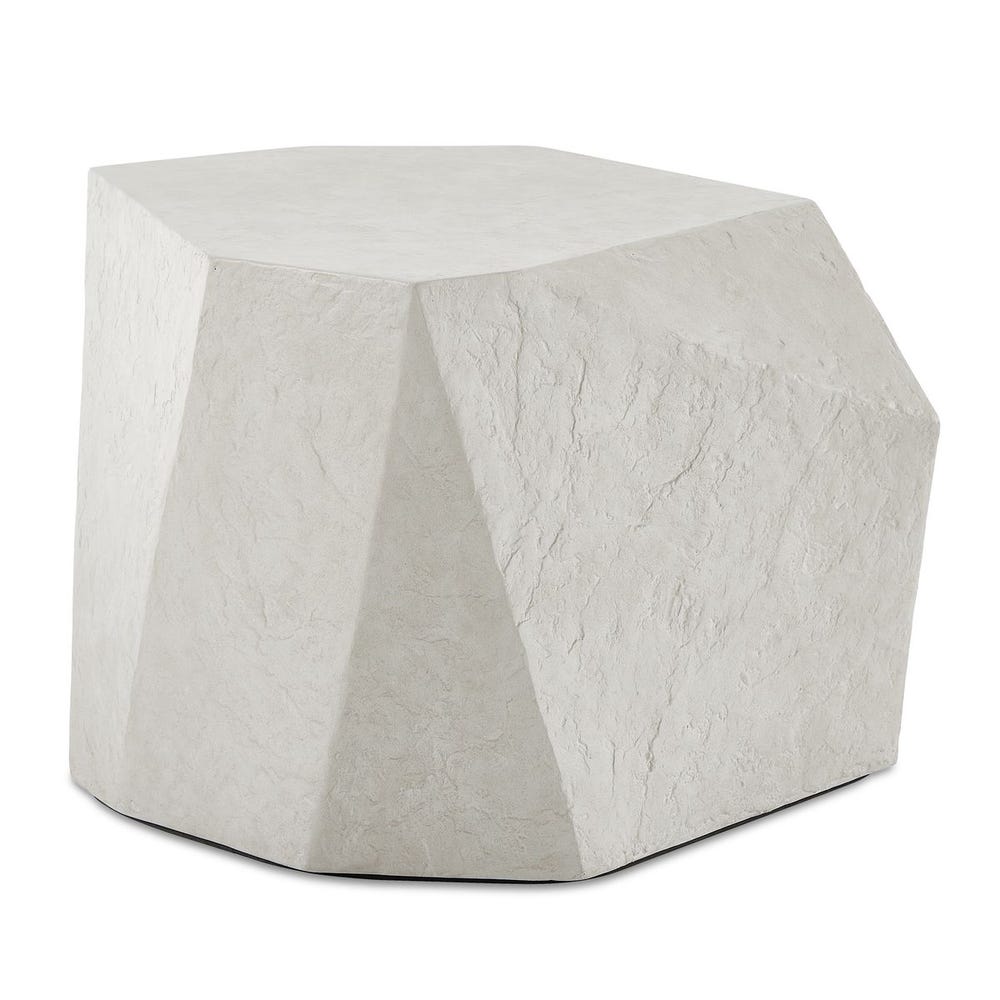 Uttermost Parra Limestone Side Table ~ Indoor And Outdoor Use - Image 2
