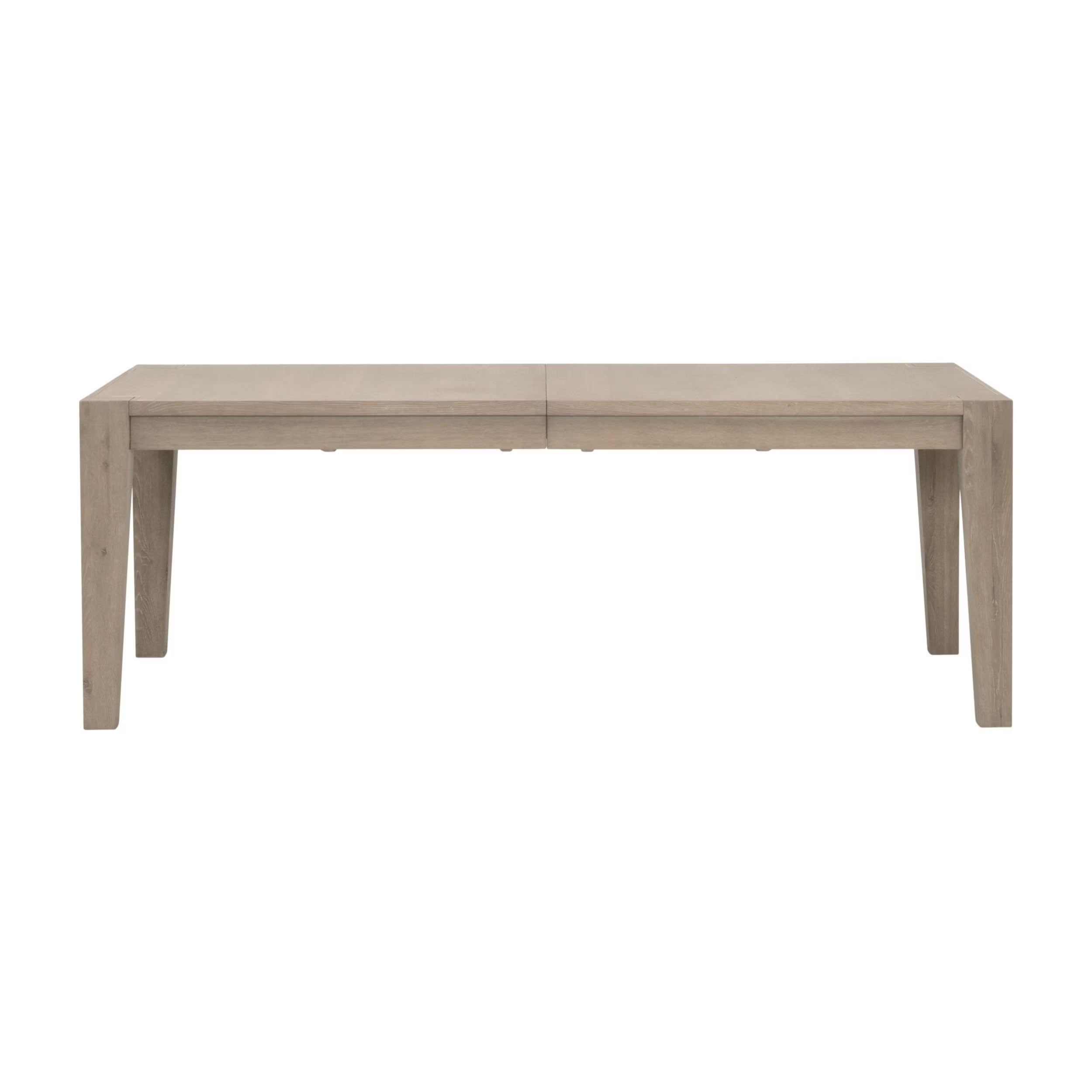 Essentials For Living Canal Extension Dining Table ~ Smoke Gray Oak & Brushed Gold Inlay - Image 2