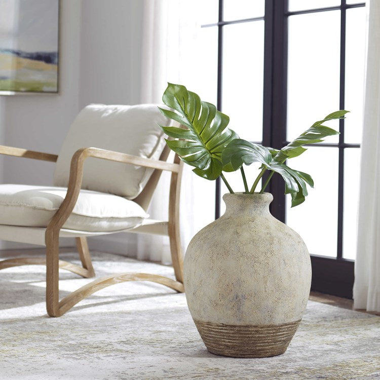 Uttermost Fernandina Oversized Composite Concrete Vase - Image 1