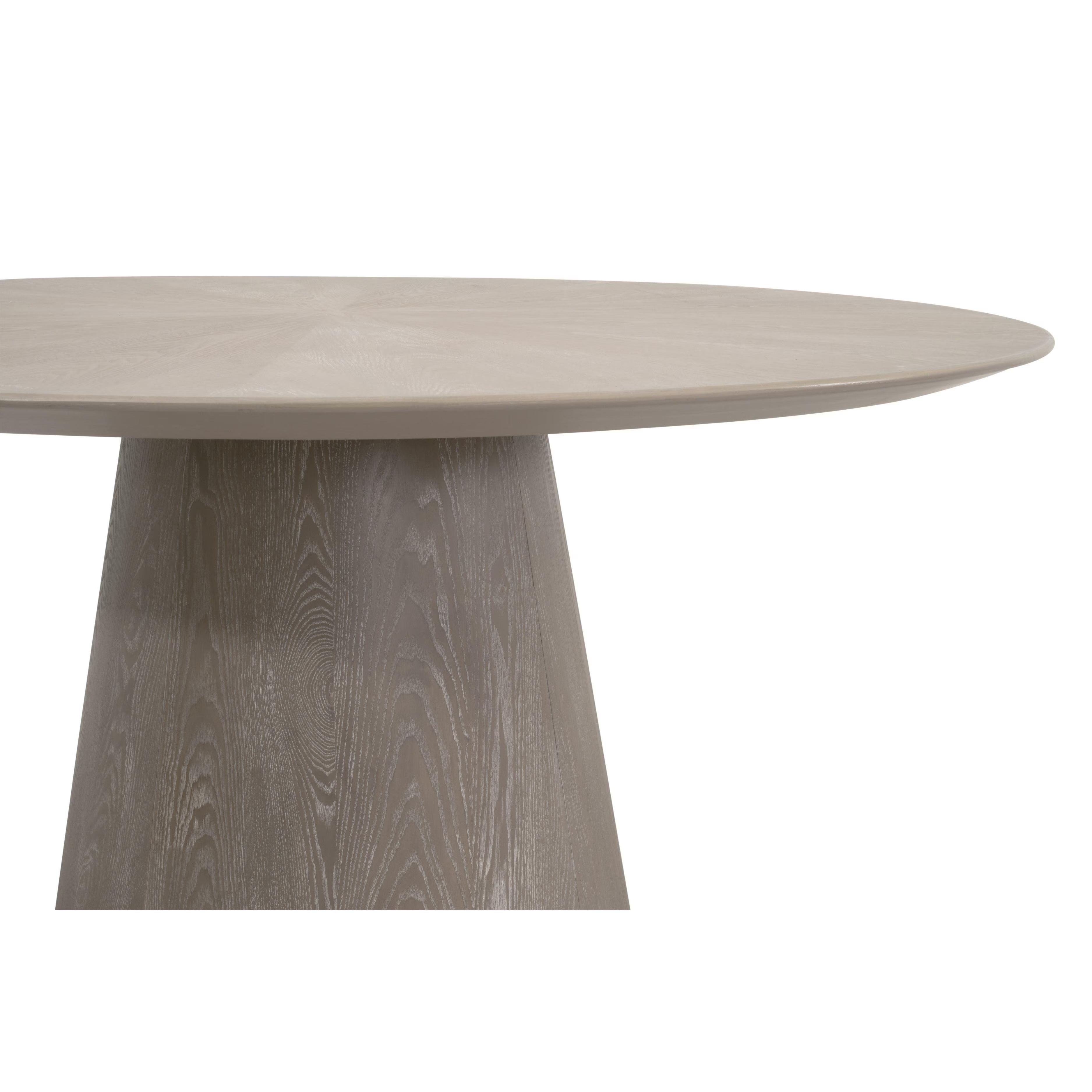 Essentials For Living Gallo 60” Round Dining Table ~ Natural Gray Ash - Image 2