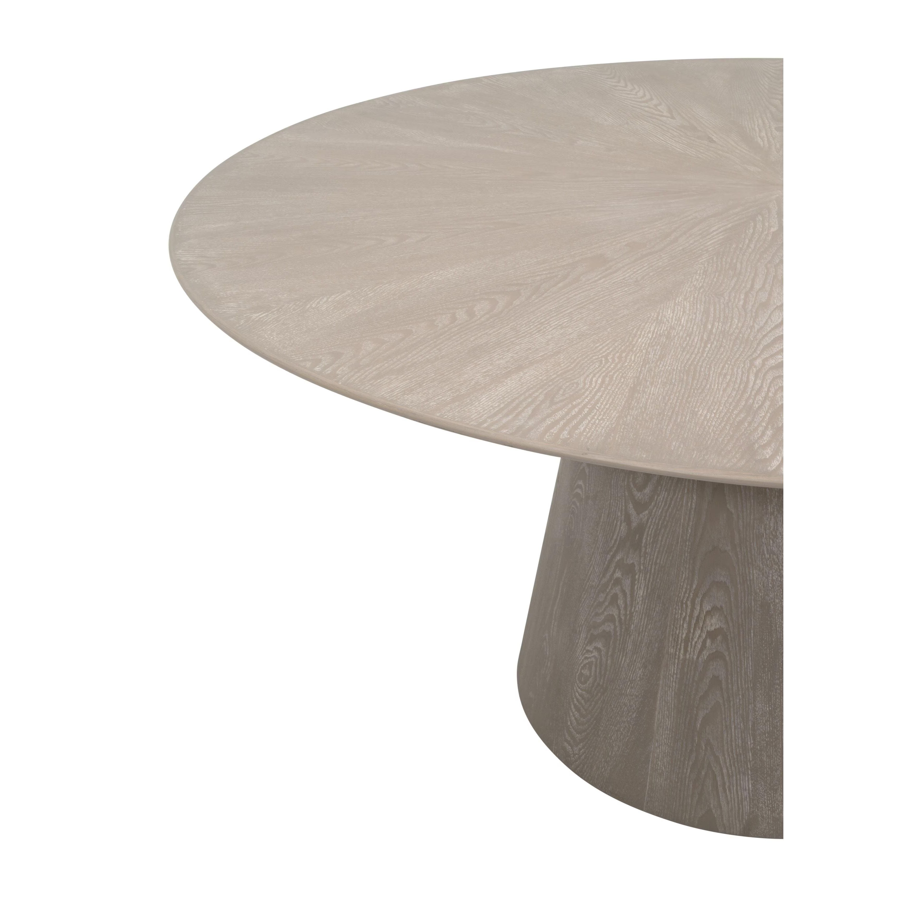 Essentials For Living Gallo 60” Round Dining Table ~ Natural Gray Ash - Image 3