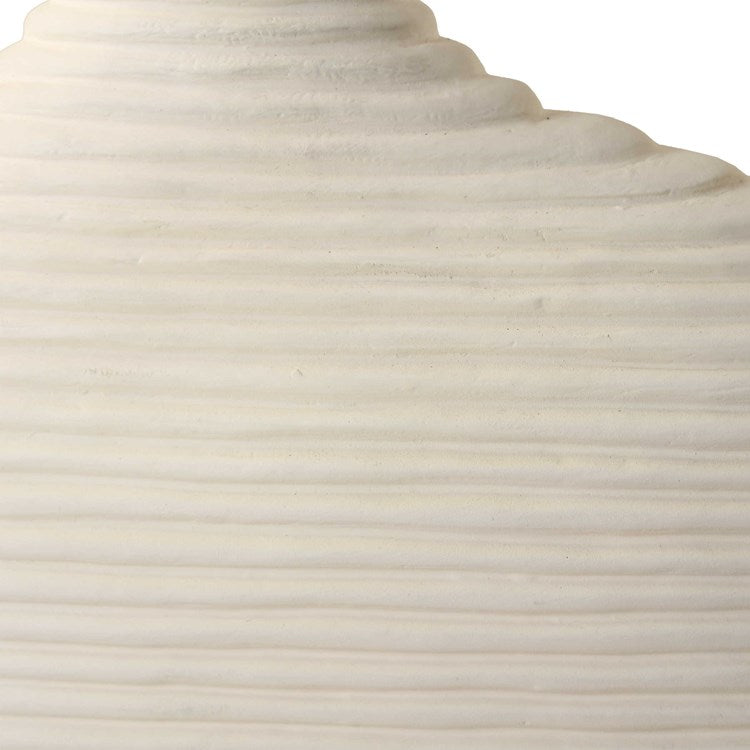 Uttermost Duostacked Matte White Textured Ceramic Set of 2 Vases - Image 3