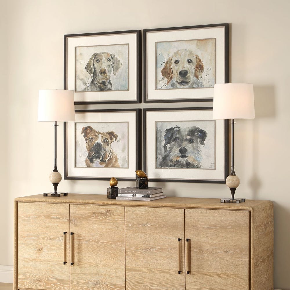 Uttermost Dog Days Framed Prints ~ Set of 4 - Image 2