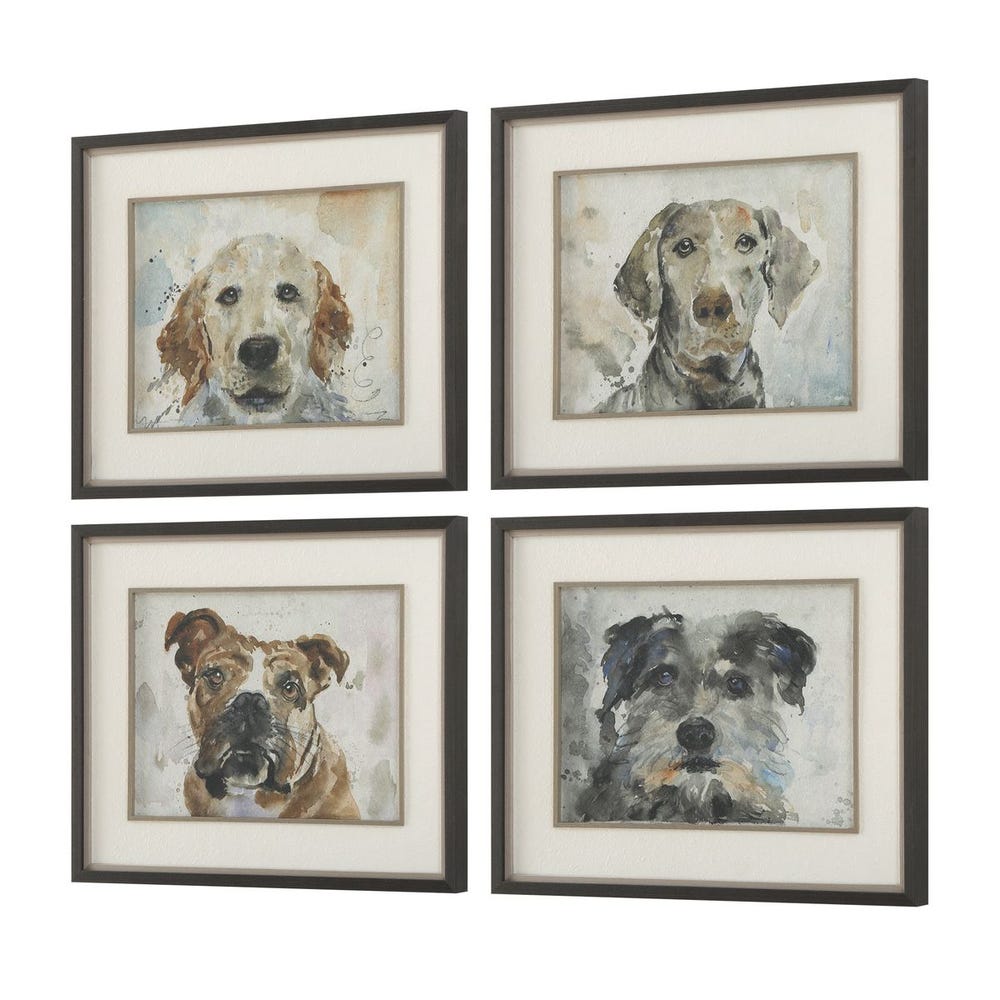 Uttermost Dog Days Framed Prints ~ Set of 4 - Image 3
