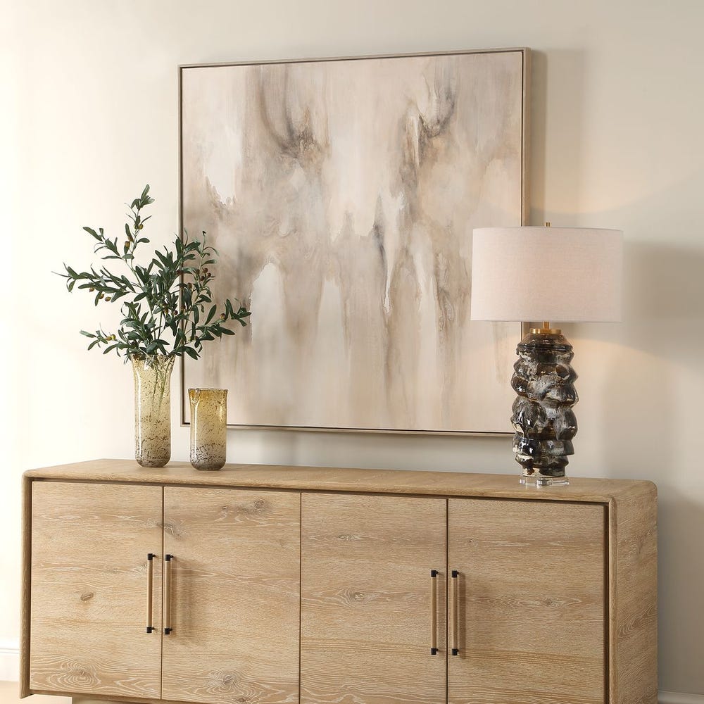 Uttermost Embark Soft Beige Blended Hand Painted Canvas - Image 2