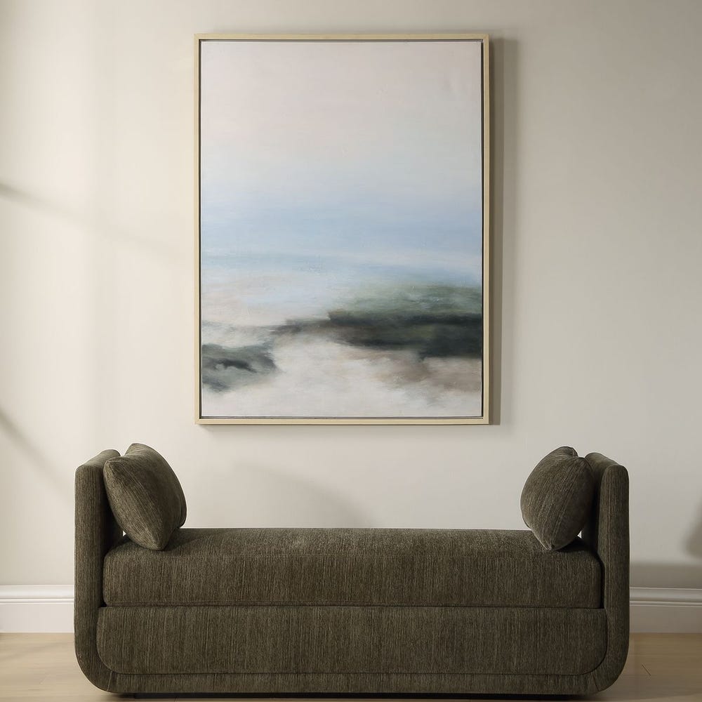 Uttermost Crossing Paths Hand Painted Canvas