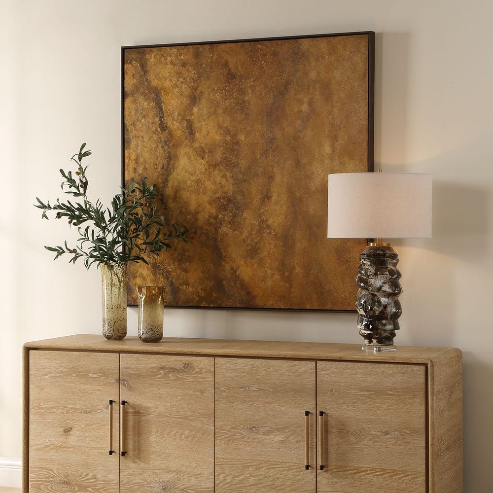 Uttermost Burn Hand Painted Canvas - Image 2